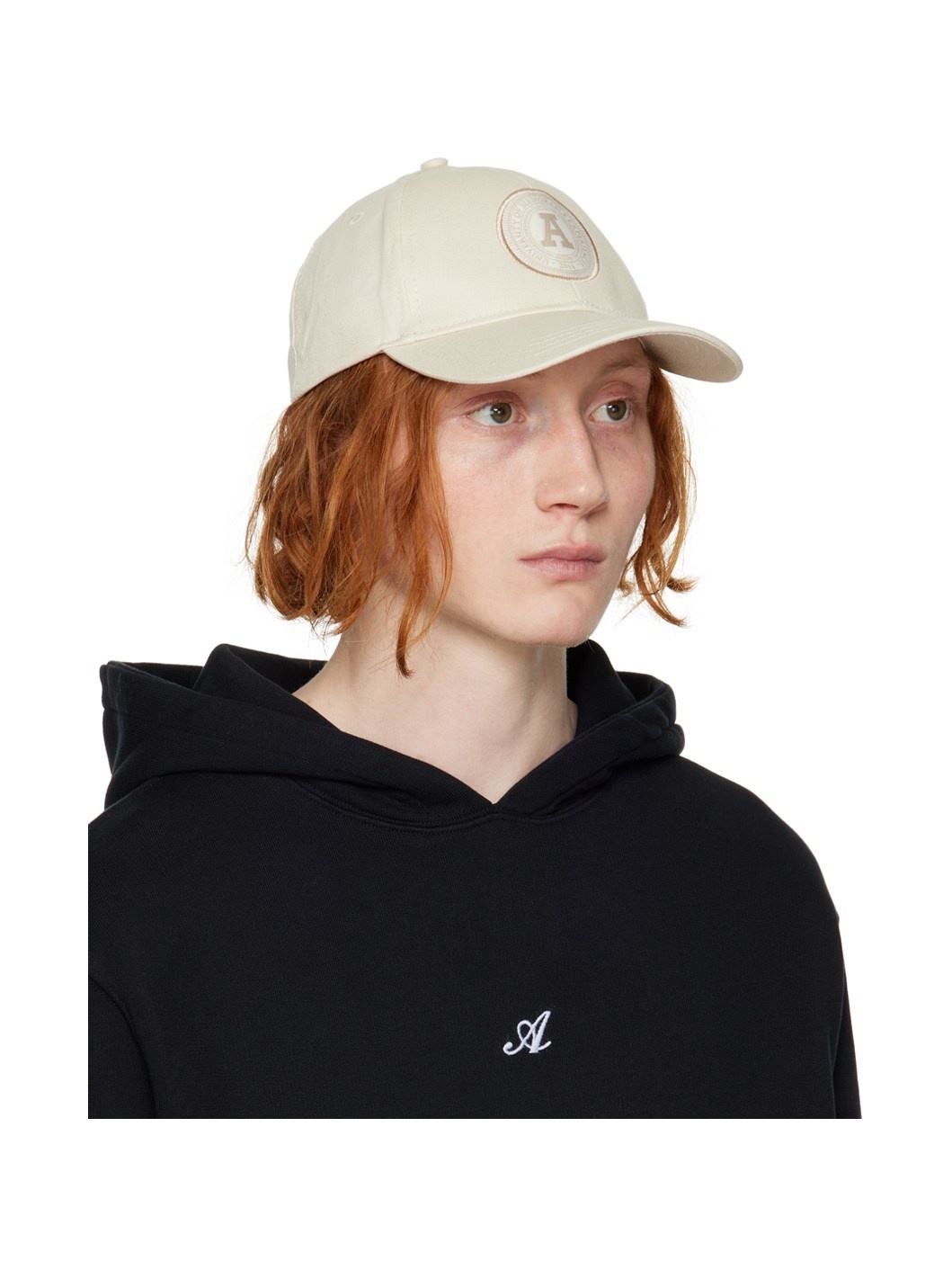 Beige Crest Cap - 2