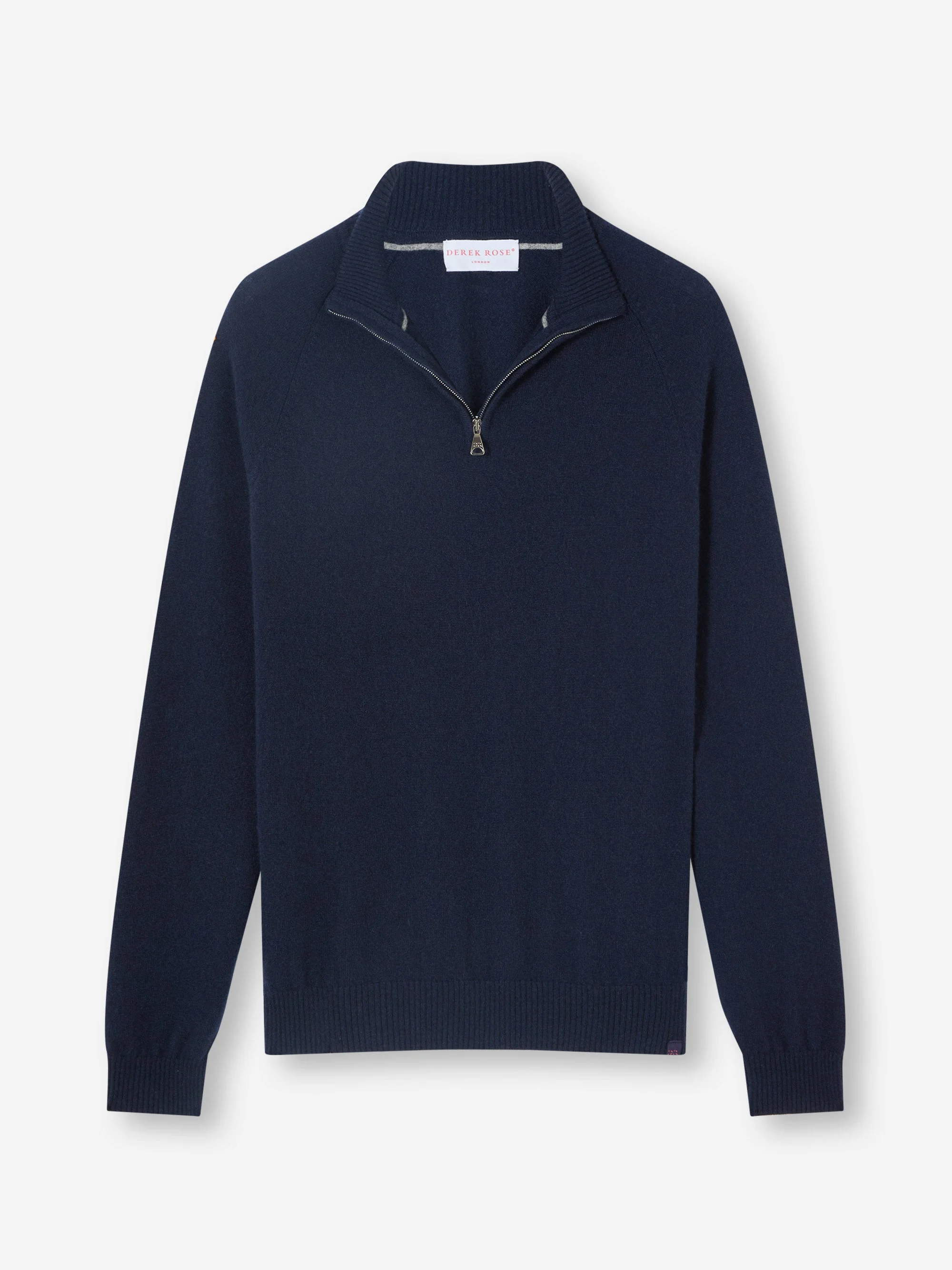 Men's Half-Zip Sweater Finley Cashmere Navy - 1