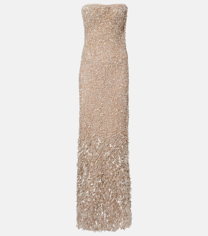 Dailin embellished bustier gown 1