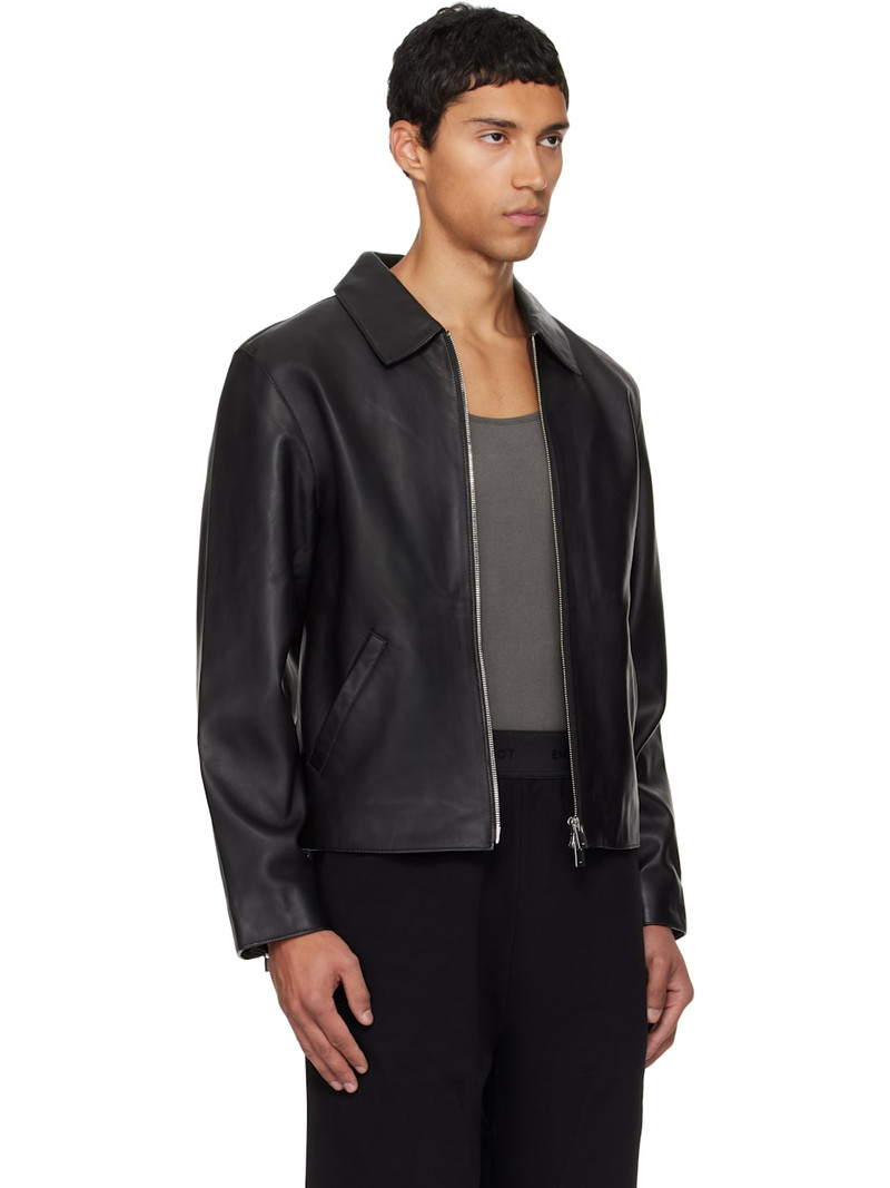 Black Radiant Leather Jacket 2