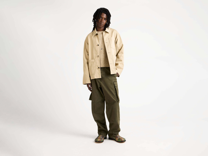 JW Anderson MENS PATCH POCKET JACKET IN  BEIGE outlook