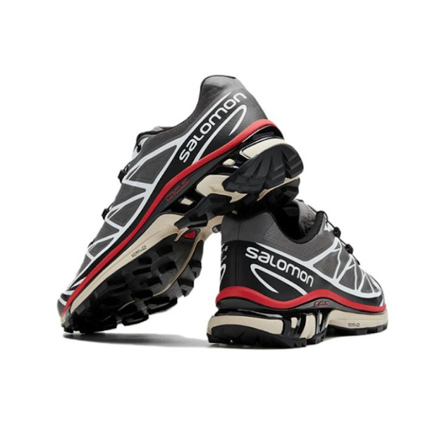 SALOMON XT-6 'Pewter Black Aurora Red' 472932 / L47293200 - 2