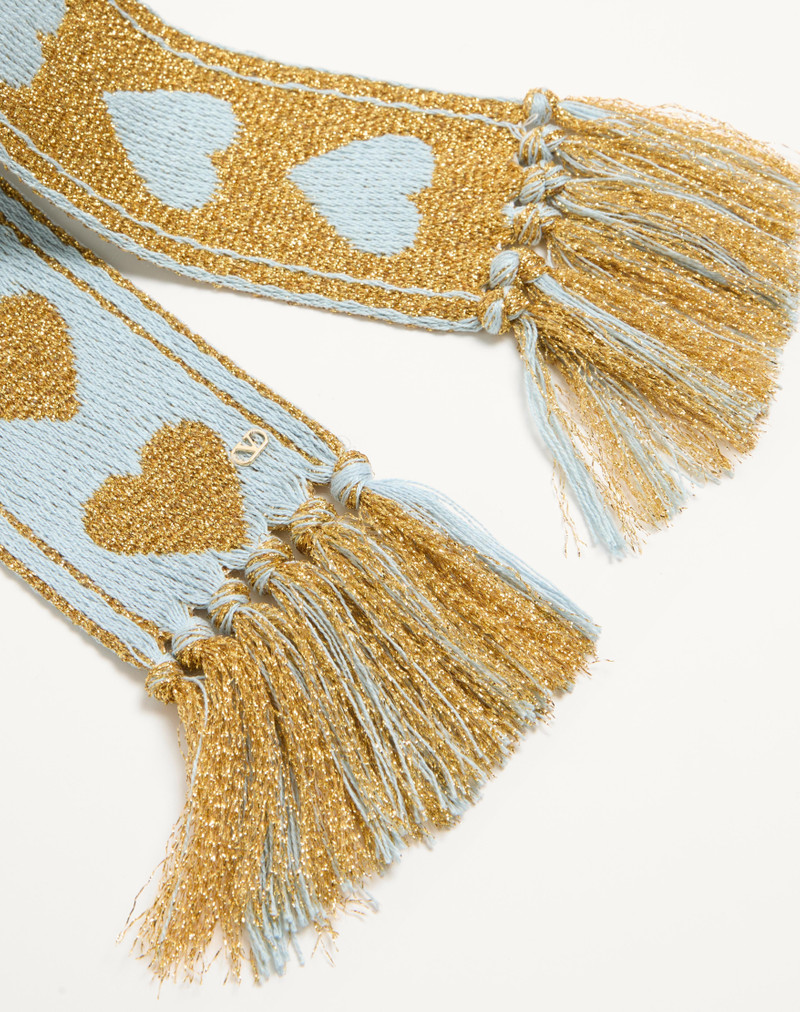 ANTIBES SCARF WITH METALLIC FIBER 4