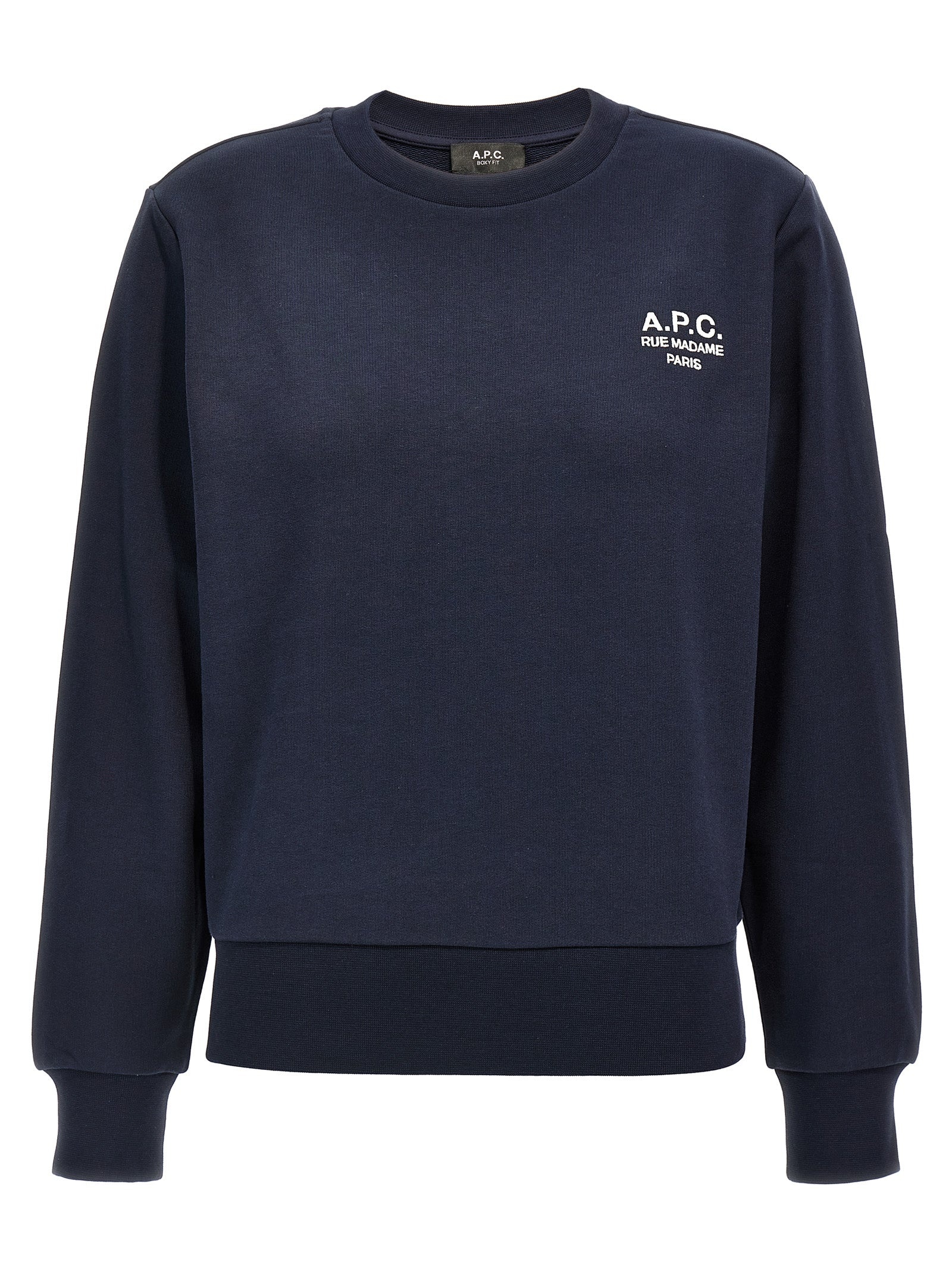 Boxy Rue Madame Sweatshirt Blue - 1