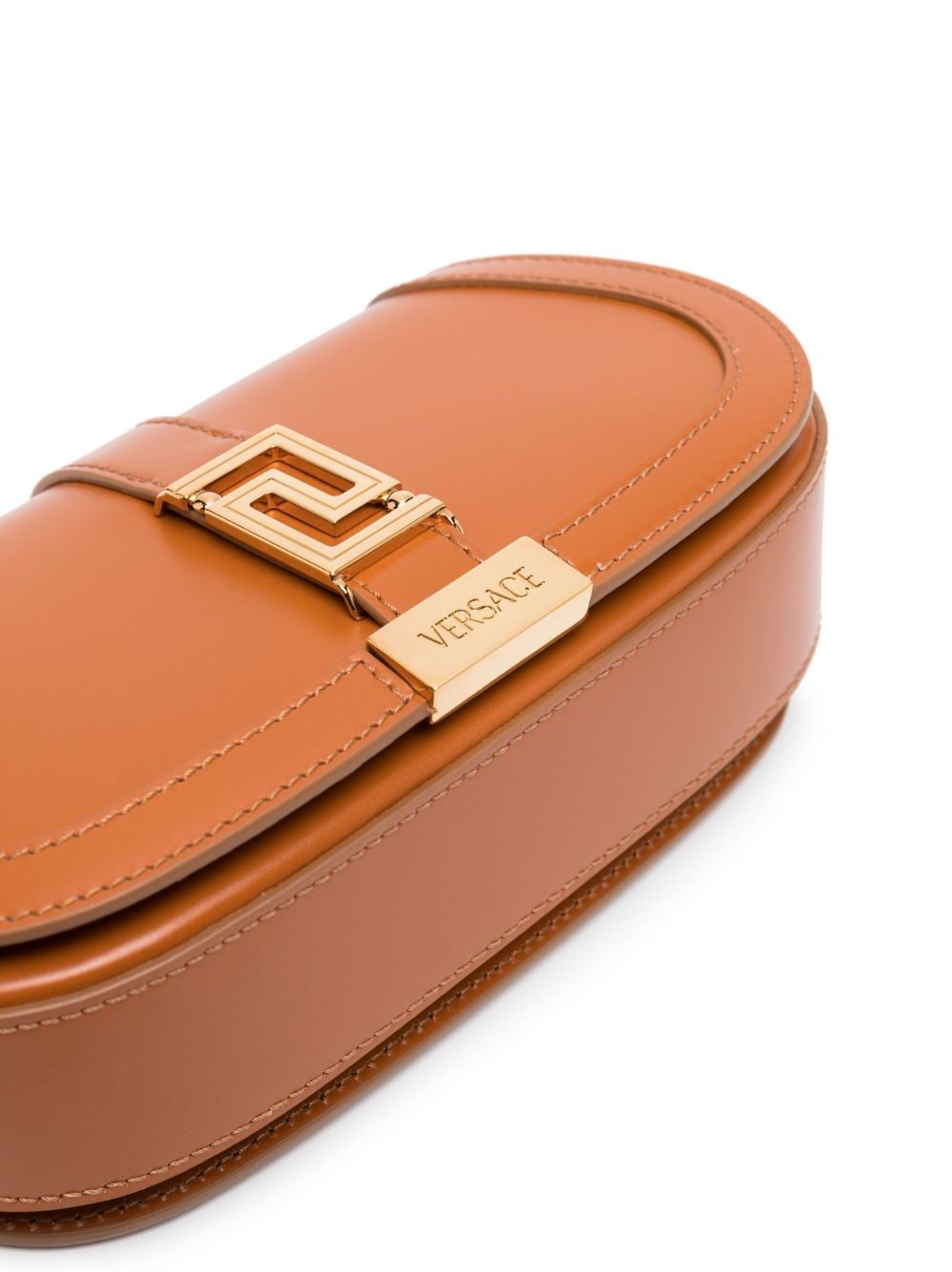 Mini Greca Goddess leather shoulder bag - 5