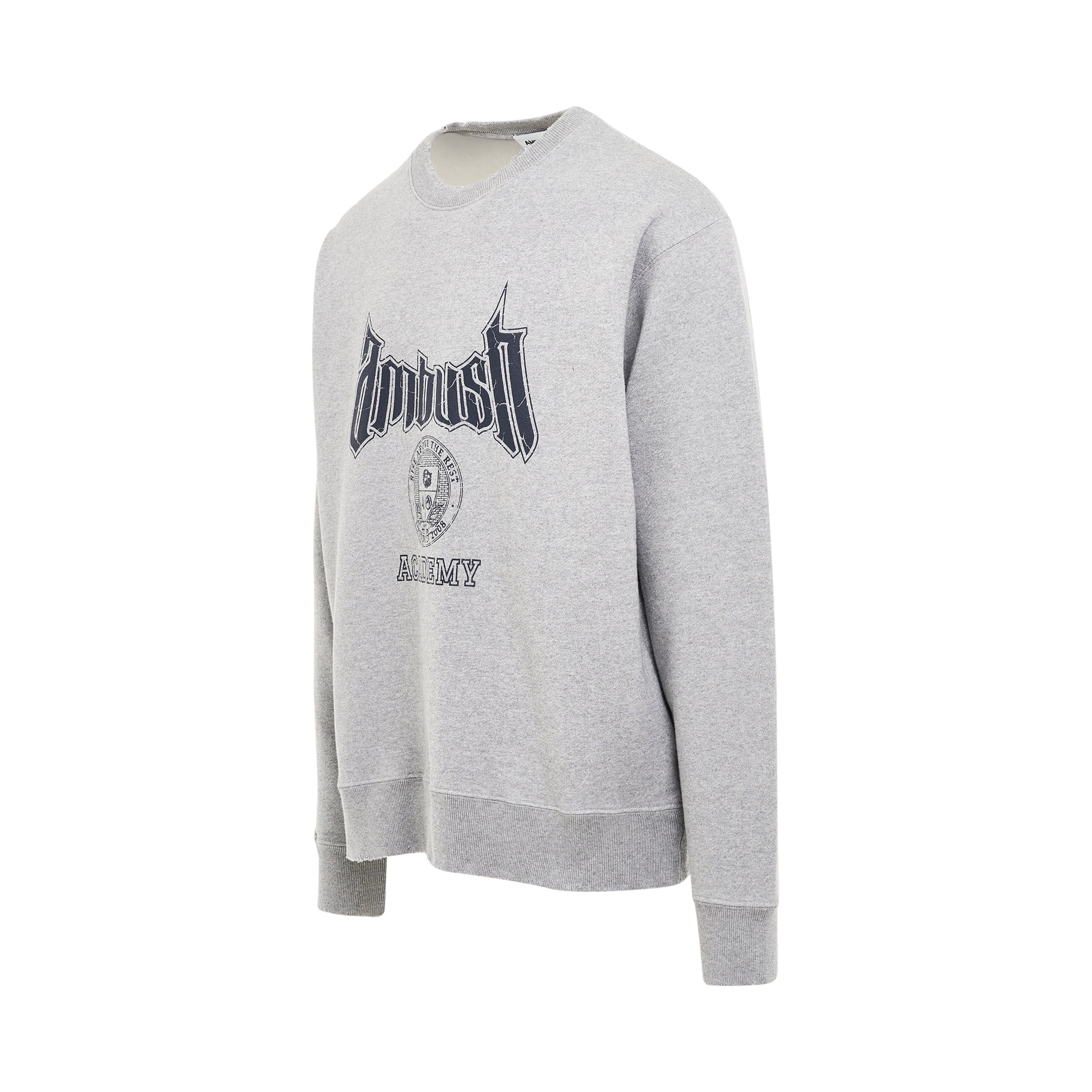 Ambush Academy Sweatshirt in Grey - 2