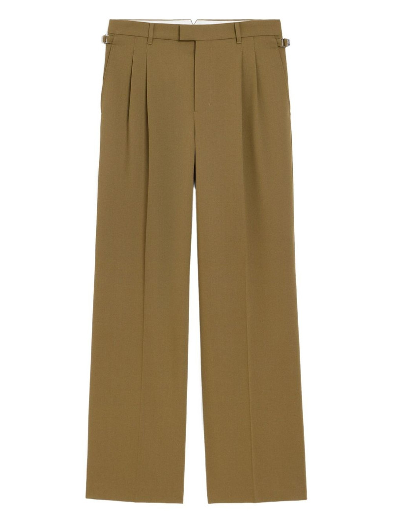 pleated wide-leg tailored trousers 1