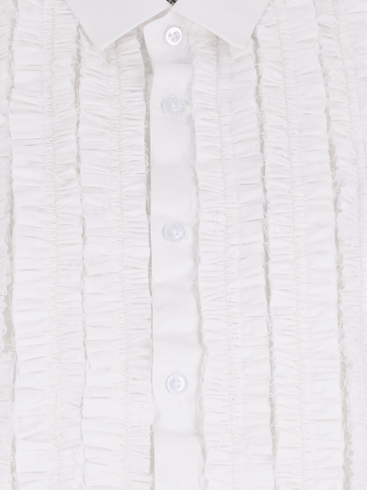 'TENNIS FRILL' SHIRT MIDI DRESS - 3