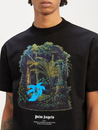 Palm Angels Hunting In The Forest T-Shirt | REVERSIBLE