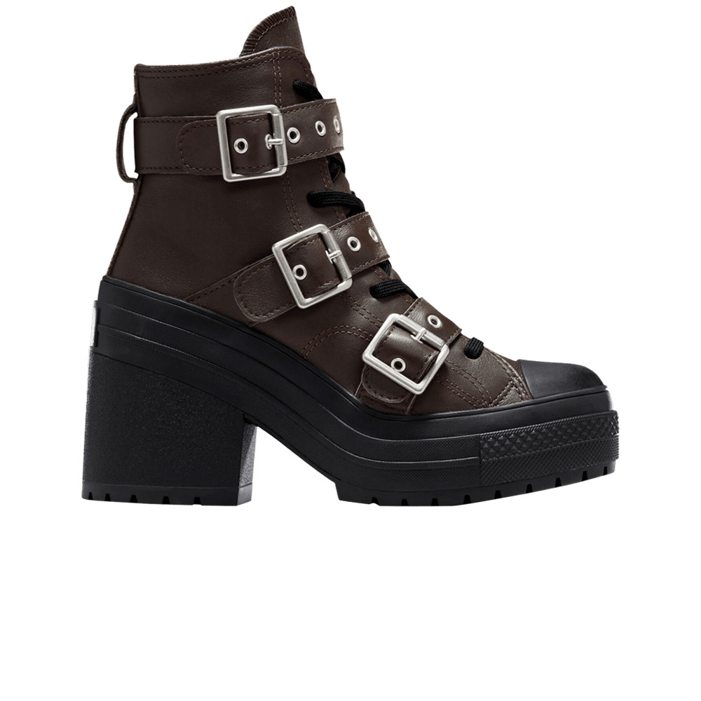Chuck 70 De Luxe Heel Leather High 'Buckle - Fresh Brew' - 1