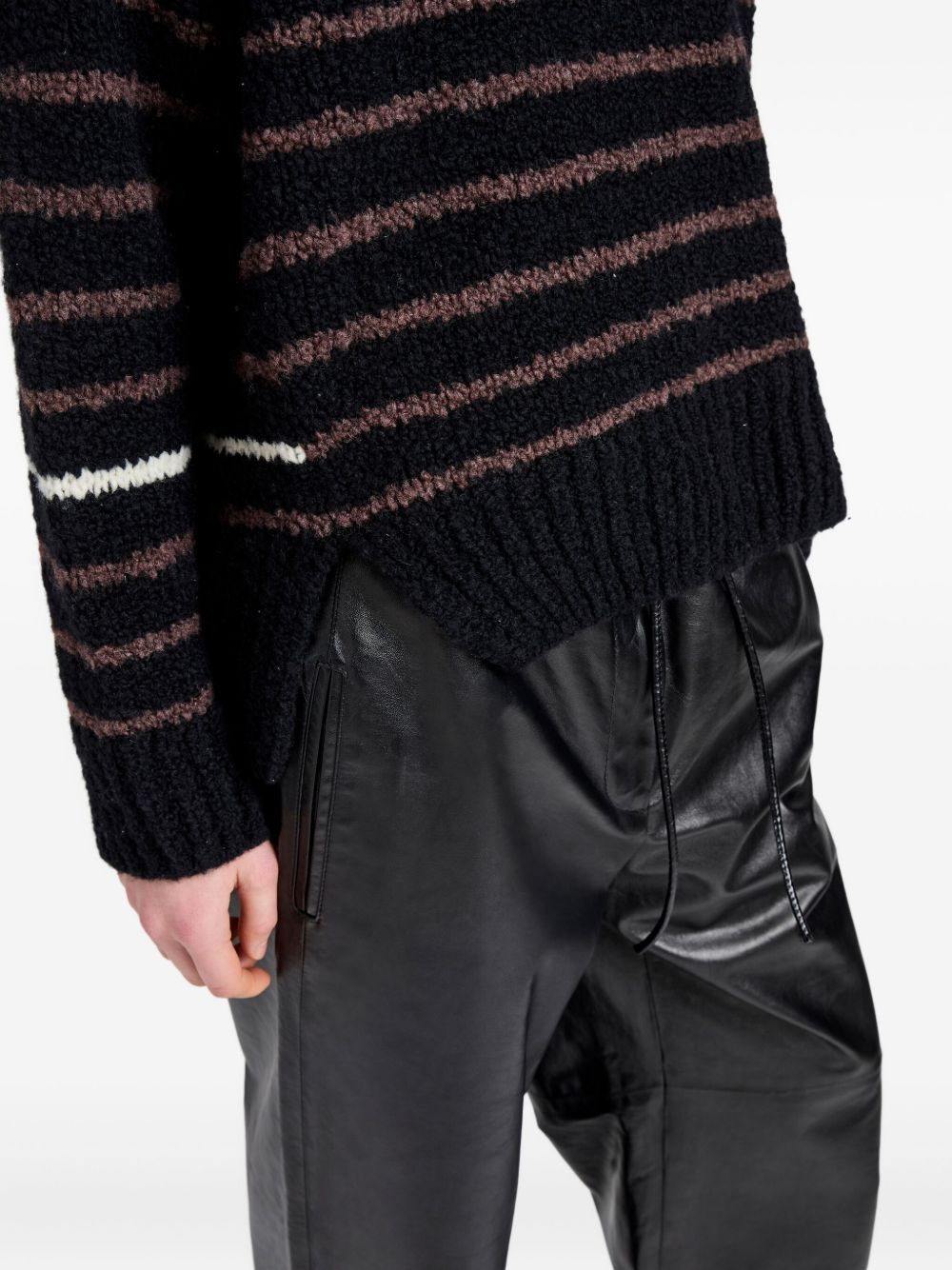 Leonie striped wool sweater - 5