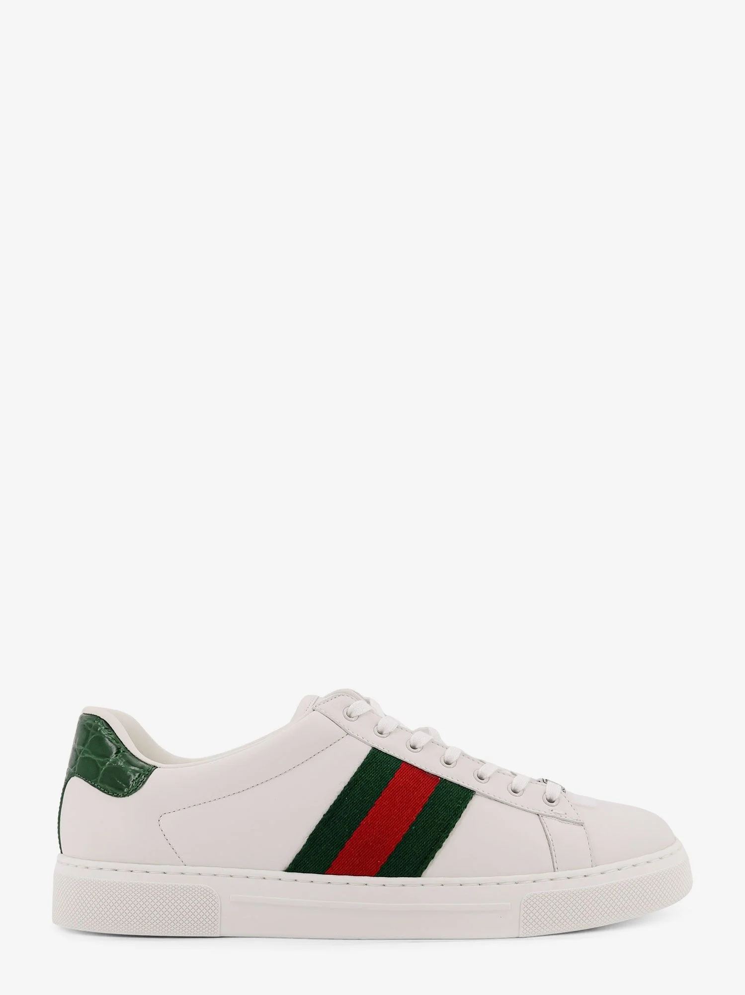 Gucci Ace Low-Top Leather Sneakers - 1