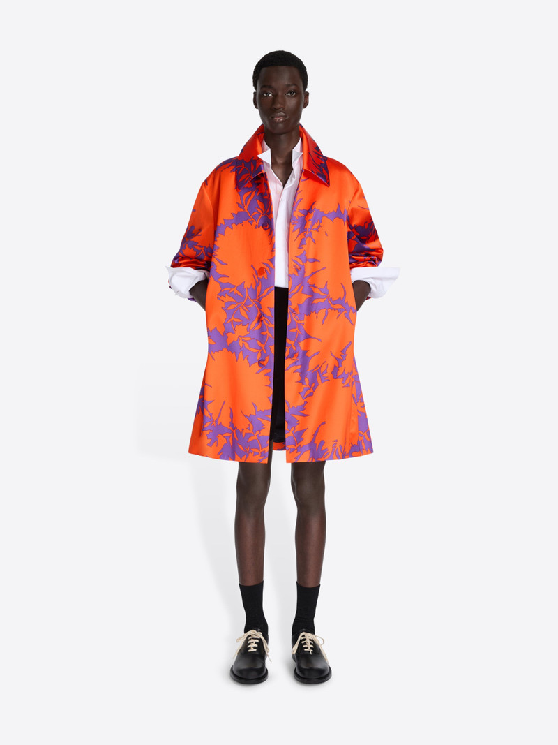 Dries Van Noten PRINTED SATIN COAT outlook