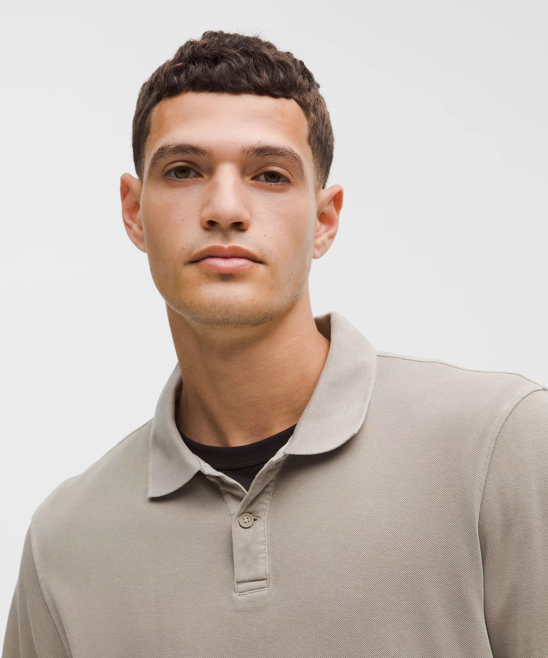 Cotton Pique Short-Sleeve Polo Shirt - 4
