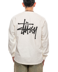 【stussy】INTL CREW LS TEE PIGMENT DYED NATURAL 要在庫確認 Stüssy Basic Stussy Pigment Dyed LS Tee 'Natural