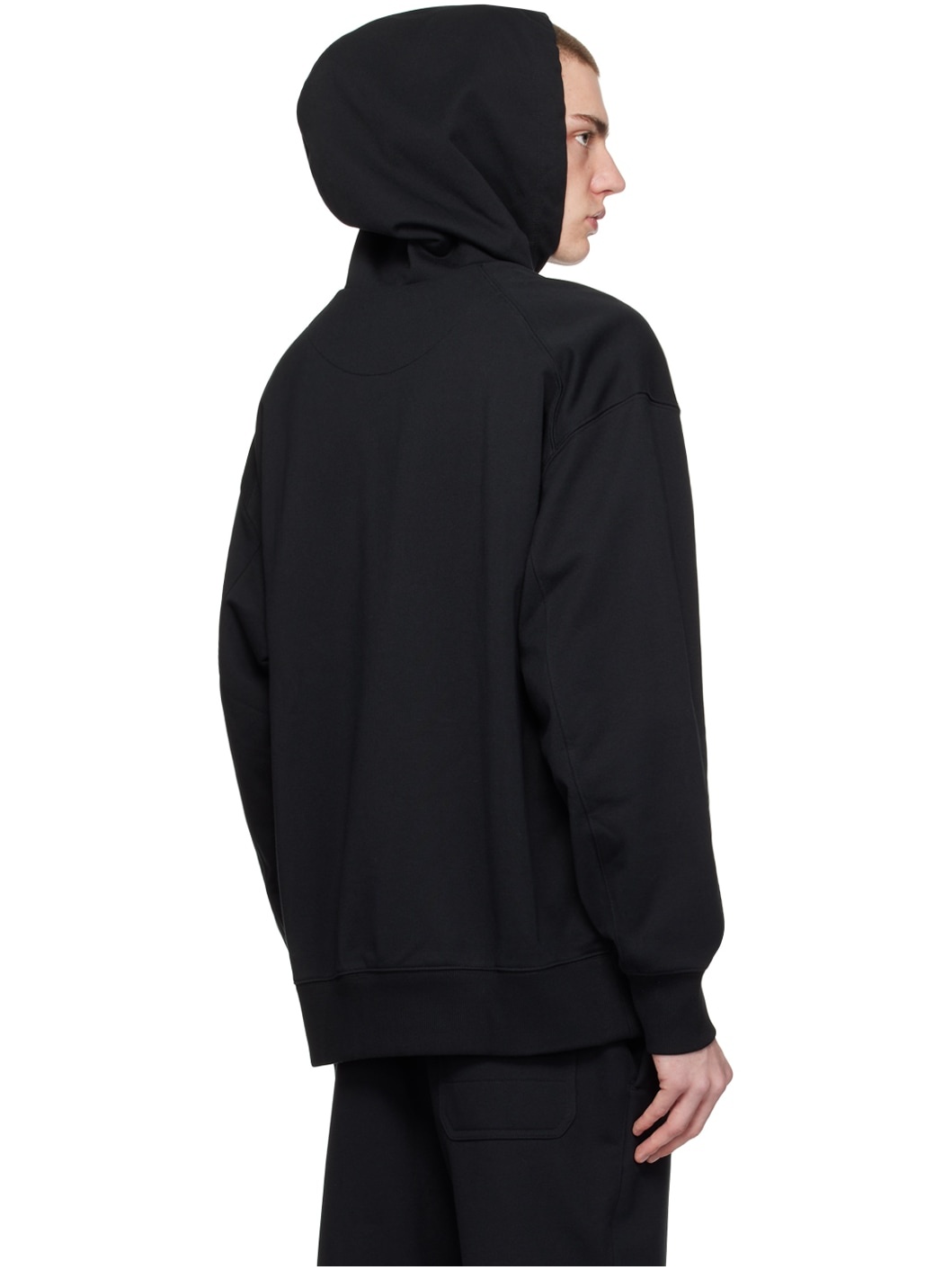 Black Loose Hoodie - 3