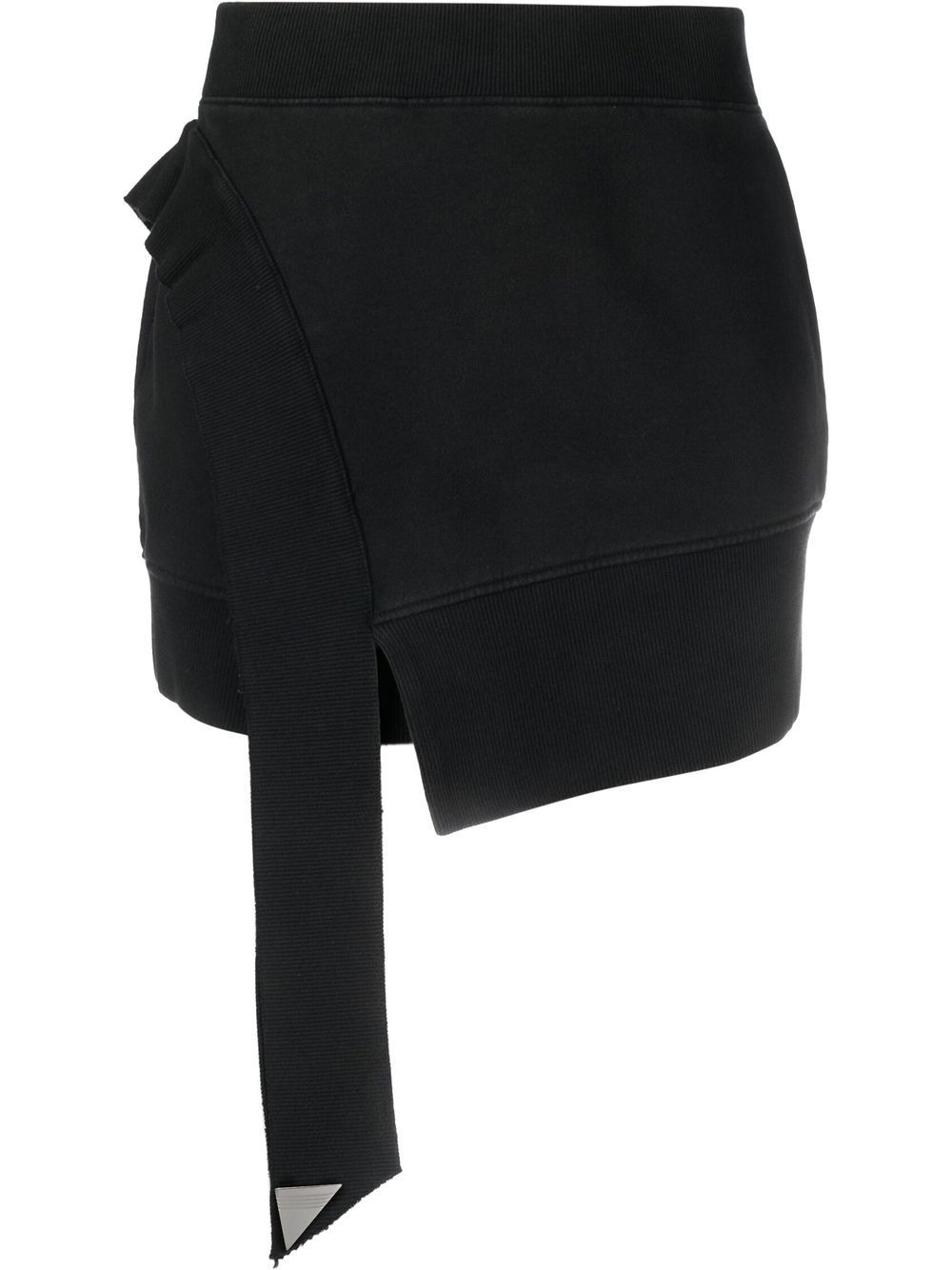 asymmetric hem pencil skirt - 1