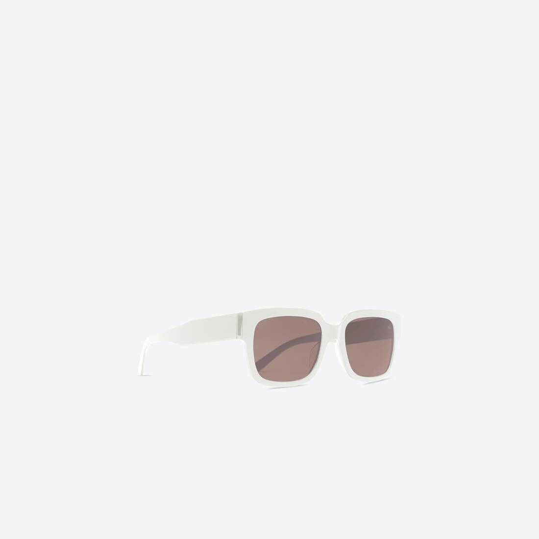 Women's Flat-d Frame Sunglasses in White - 3