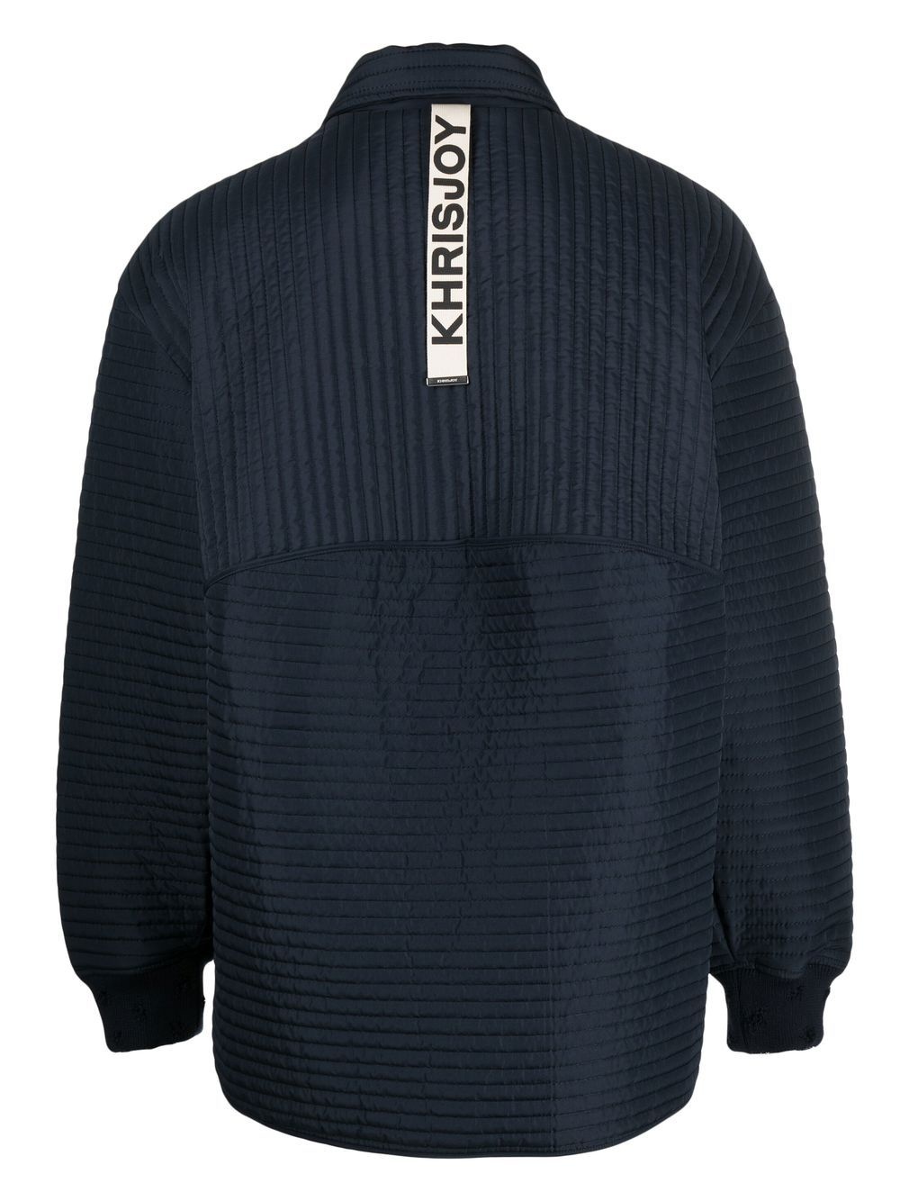 logo-patch bomber jacket - 2