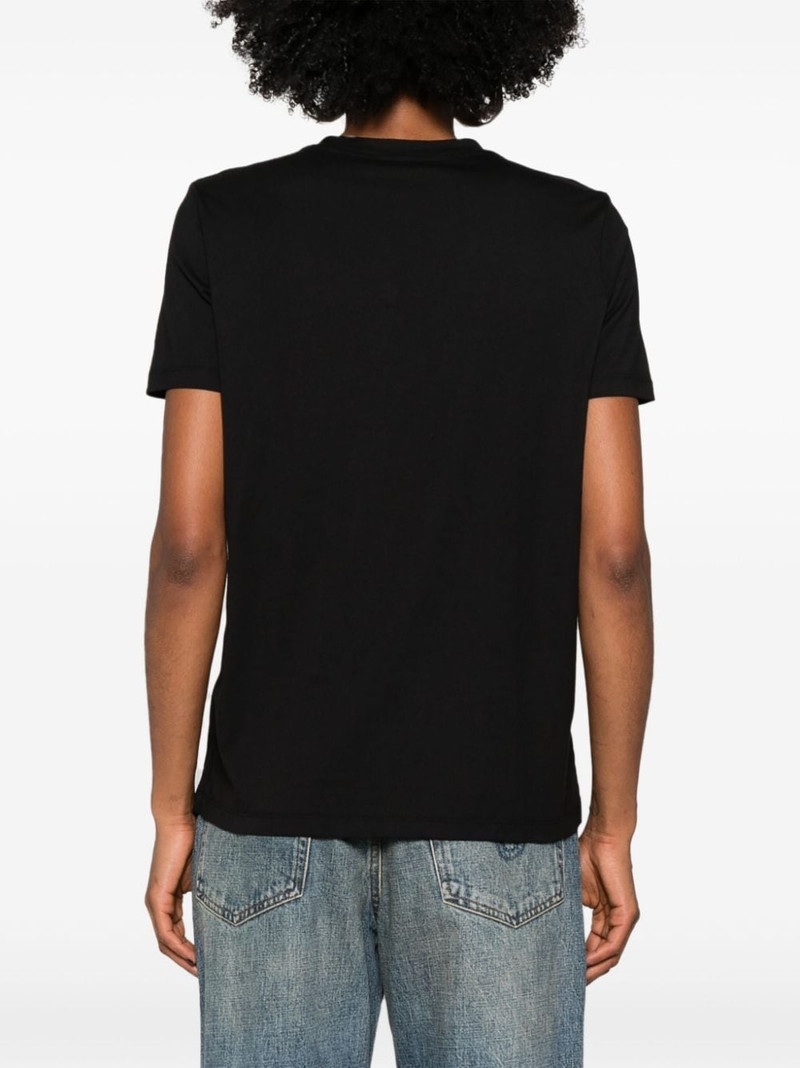 crystal-logo cotton T-shirt 4
