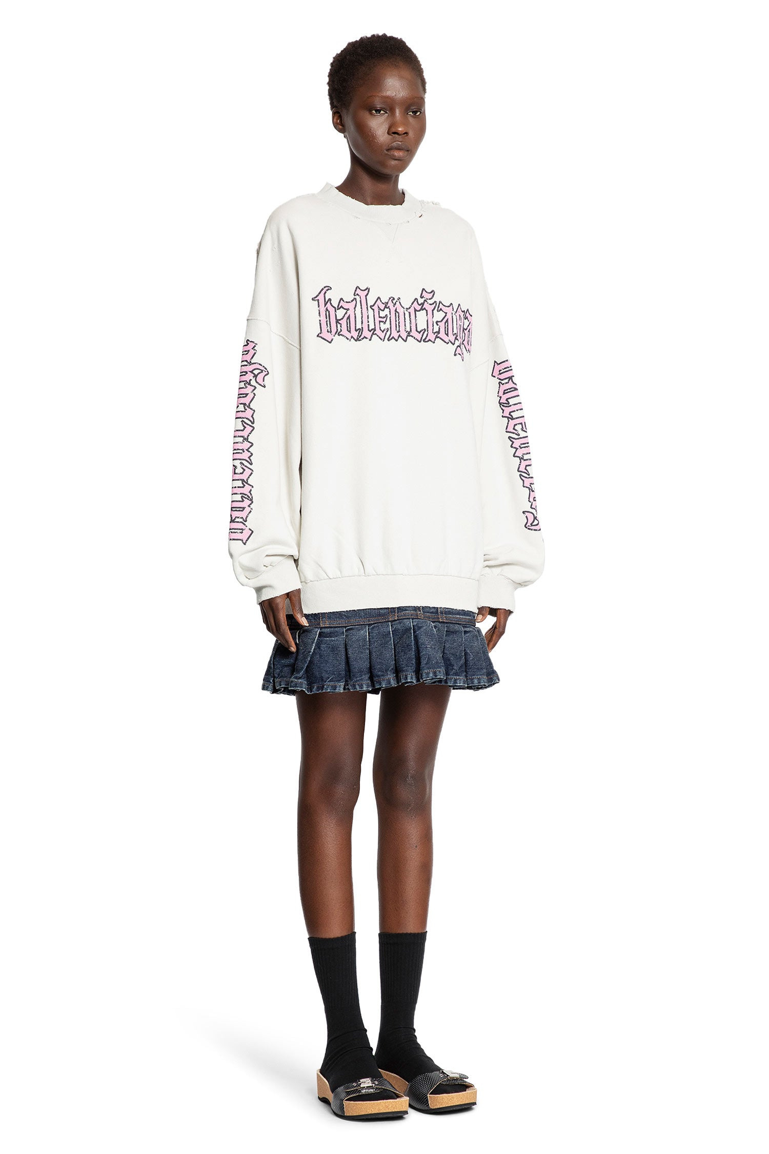 Hybrid-Dress-In-Cotton-Jersey-And-Denim - 2