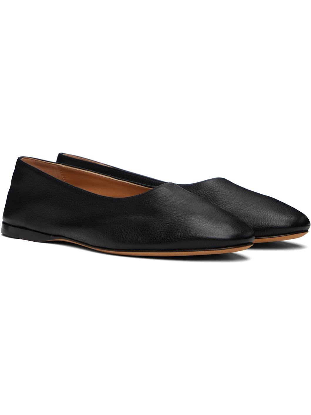 Black Awar Ballerina Flats - 4