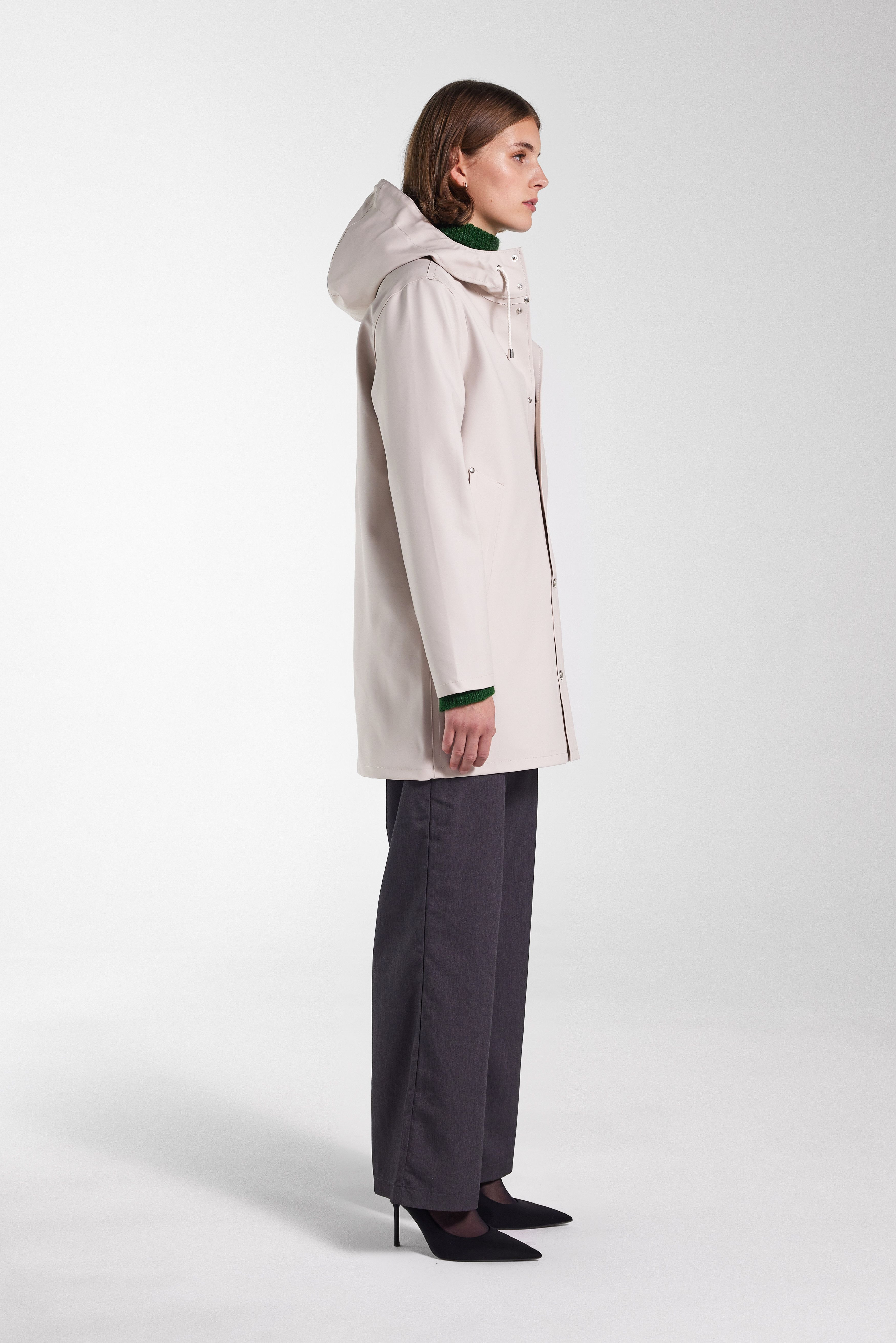 Stockholm Raincoat Light Sand - 3