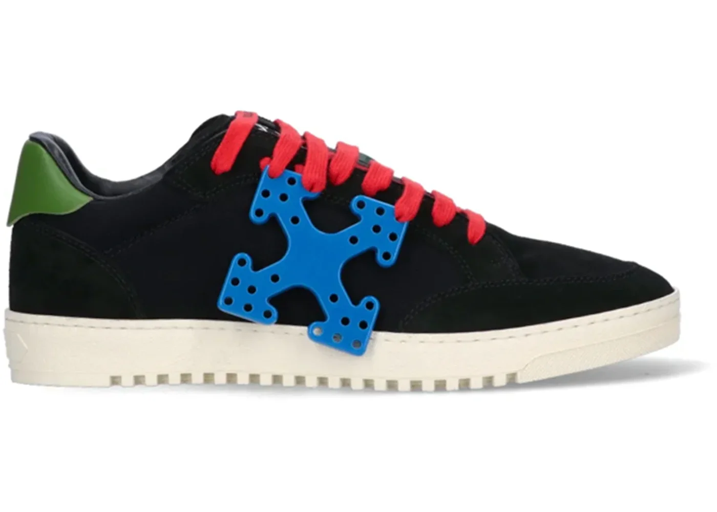 OFF-WHITE Vulcanized 5.0 Low Top Arrows Hang Tag Black Blue Green Red - 1