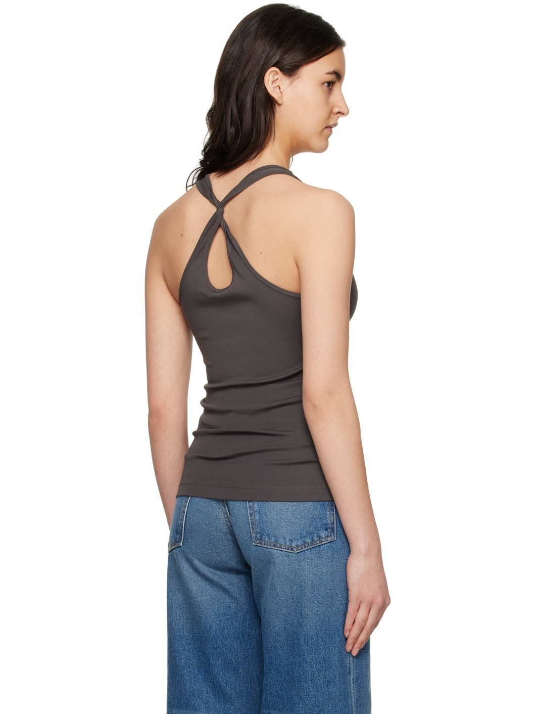 Gray Tendu Tank Top - 3