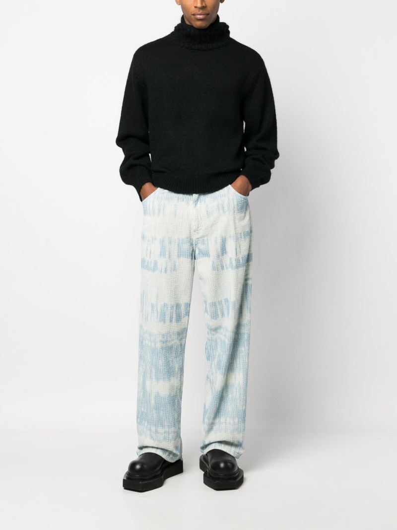 CHARLES JEFFREY LOVERBOY slouchy-hood felted jumper outlook