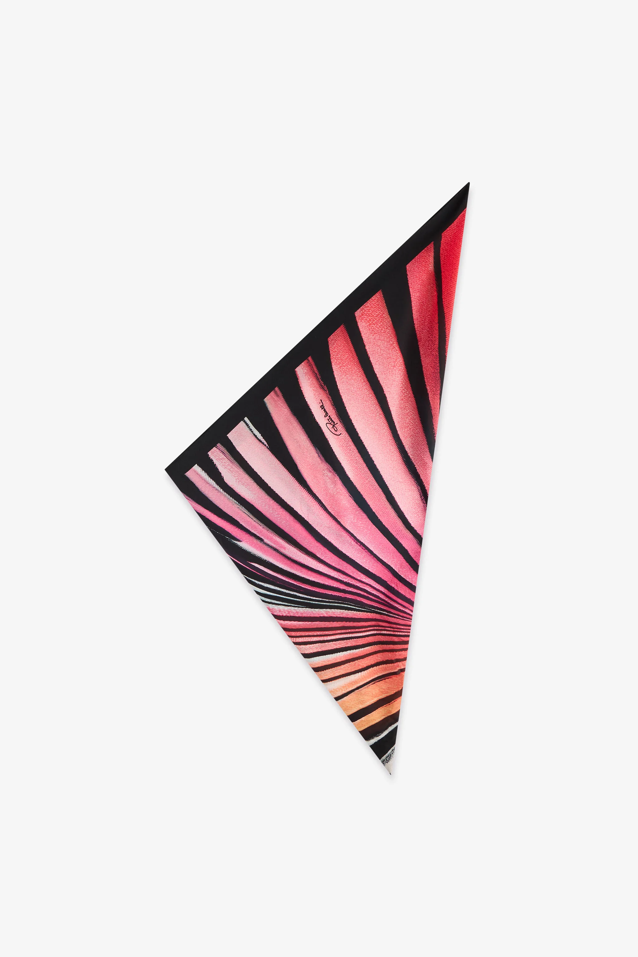 Ray Of Paradise Print Silk Stole - 1