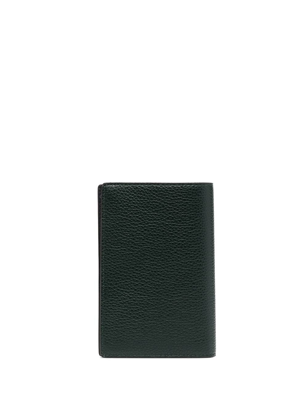 logo-embossed passport case - 2