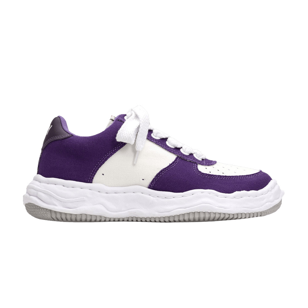 Maison Mihara Yasuhiro Wayne OG Sole Canvas Low 'Purple White' - 1