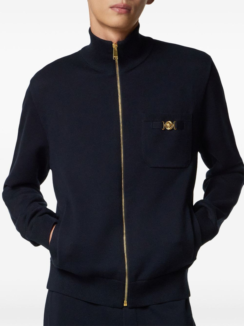 VERSACE zip logo sweatshirt outlook