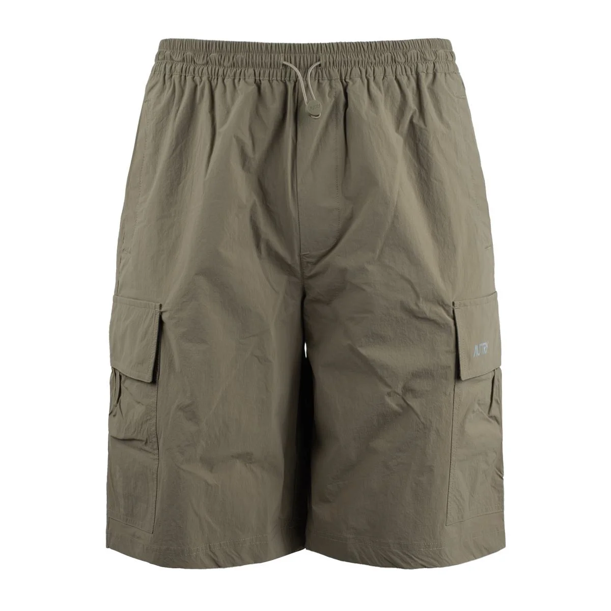 Autry Green Nylon Bermuda Shorts - 1