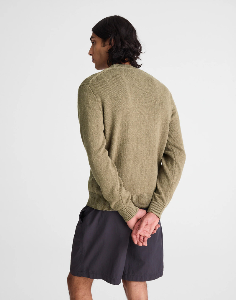 Madewell Crewneck Sweater in Textured Cotton outlook