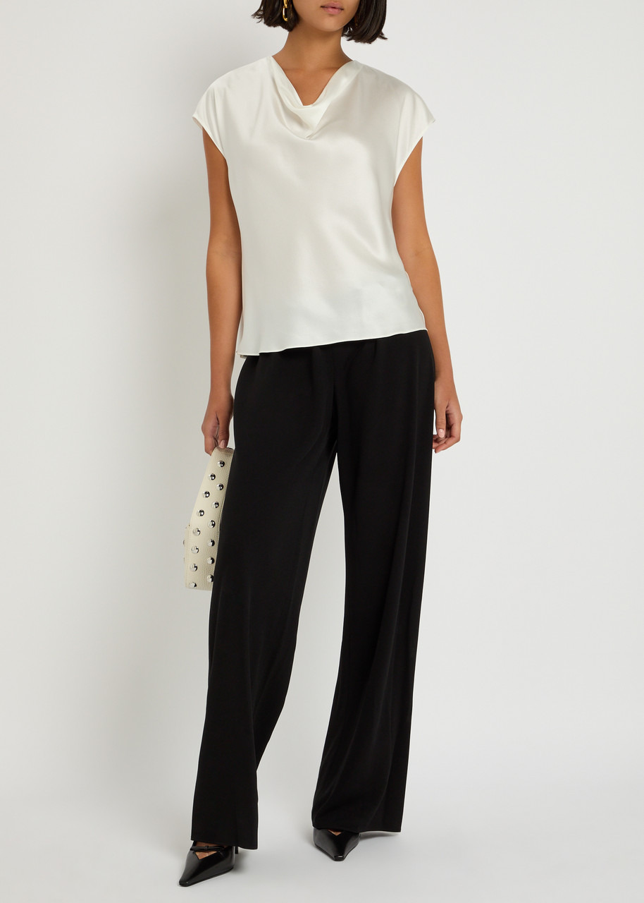 Vince Cowl-neck Silk Blouse - 4