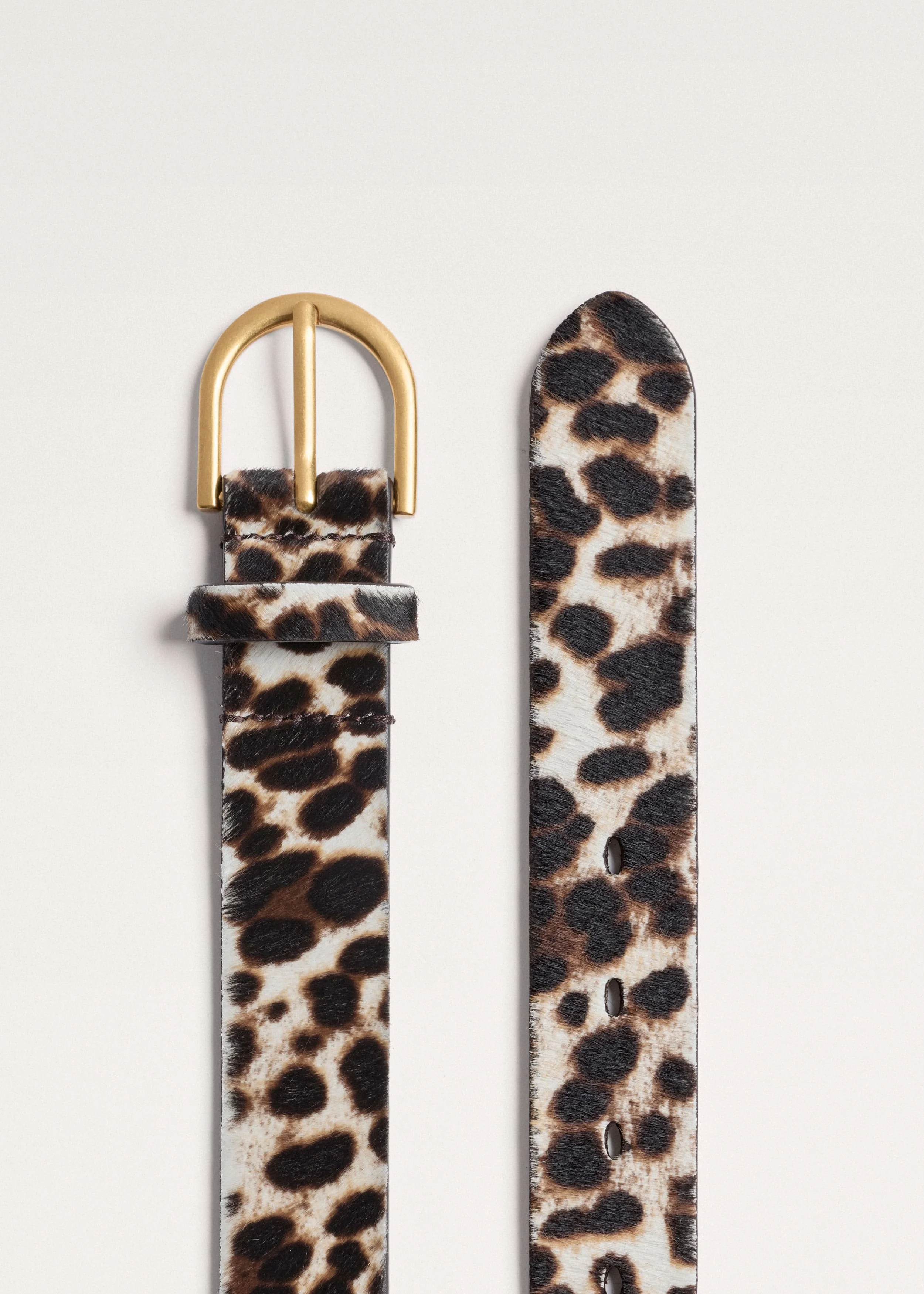 Leopard Print Belt - 1