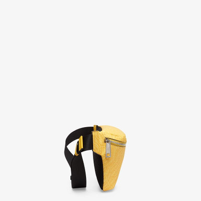 FENDI Yellow fabric belt bag outlook