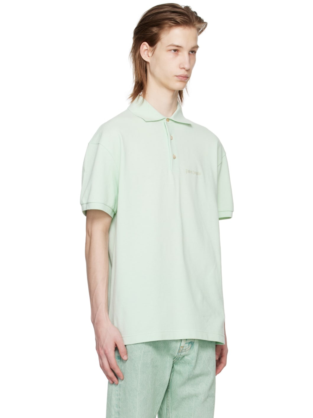 Green Embroidered Polo - 2