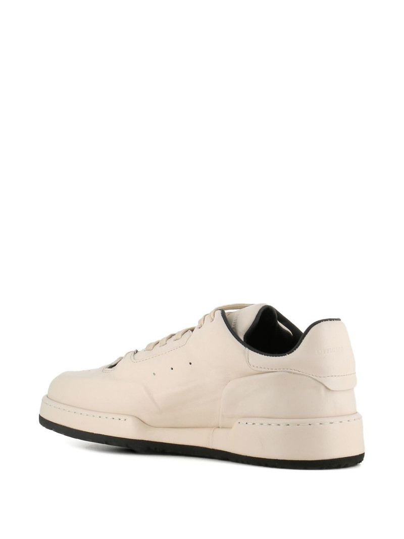 lace-up leather sneakers 3