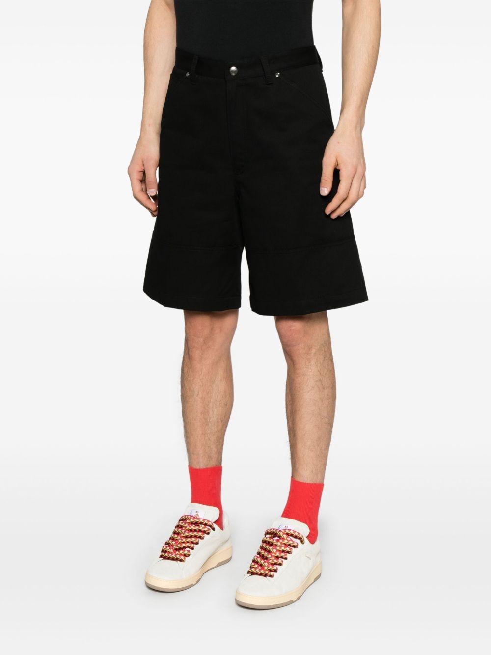 cotton cargo shorts - 3