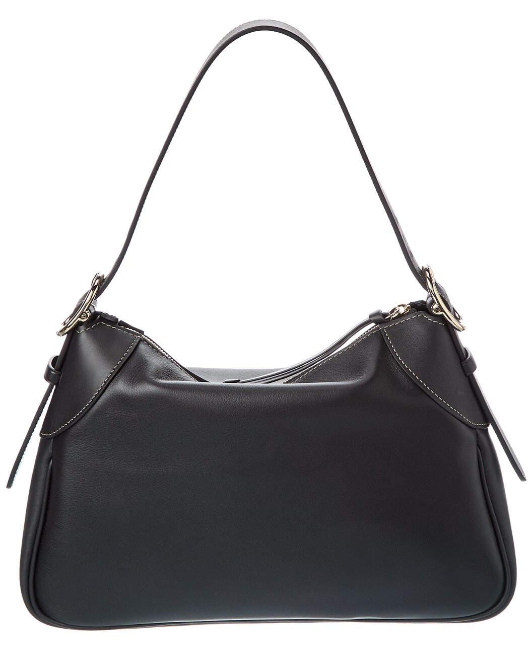 Gucci GG Emblem Leather Hobo Bag - 2