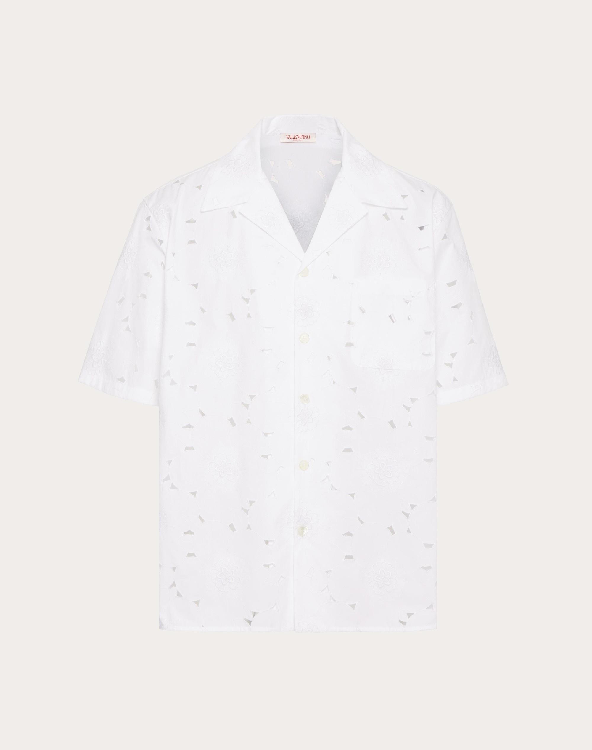 SAN GALLO COTTON BOWLING SHIRT - 1