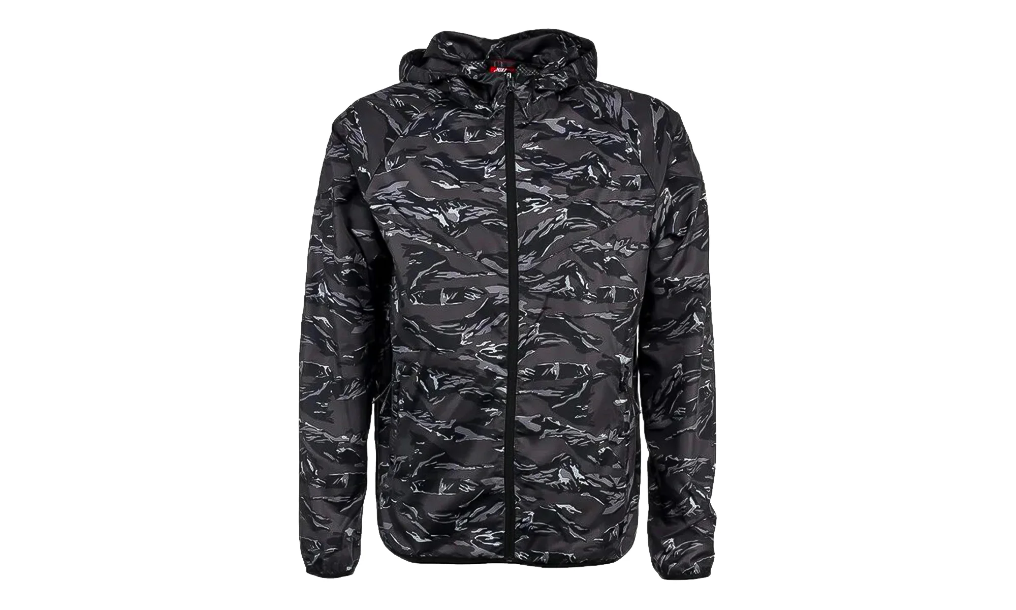 Mountain Vented Windbreaker Packable Jacket "Camo Black" 546317 010 - 1