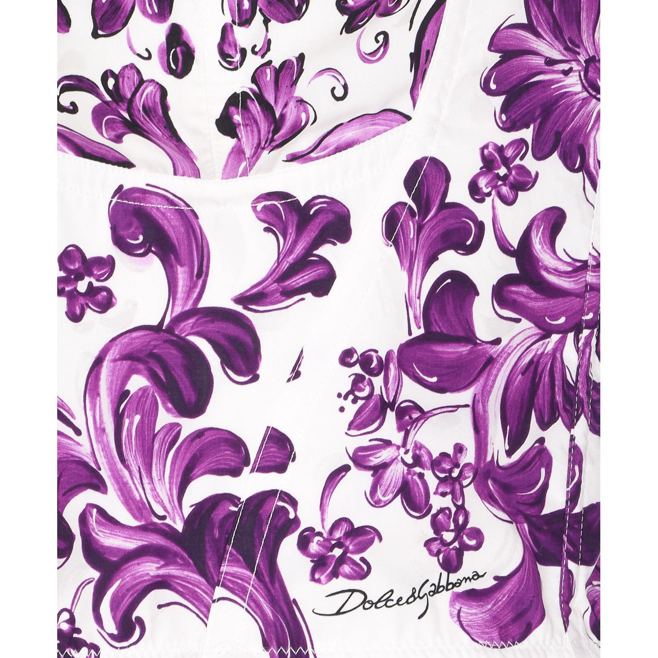 Dolce&Gabbana Women Maiolica Print Top - 3