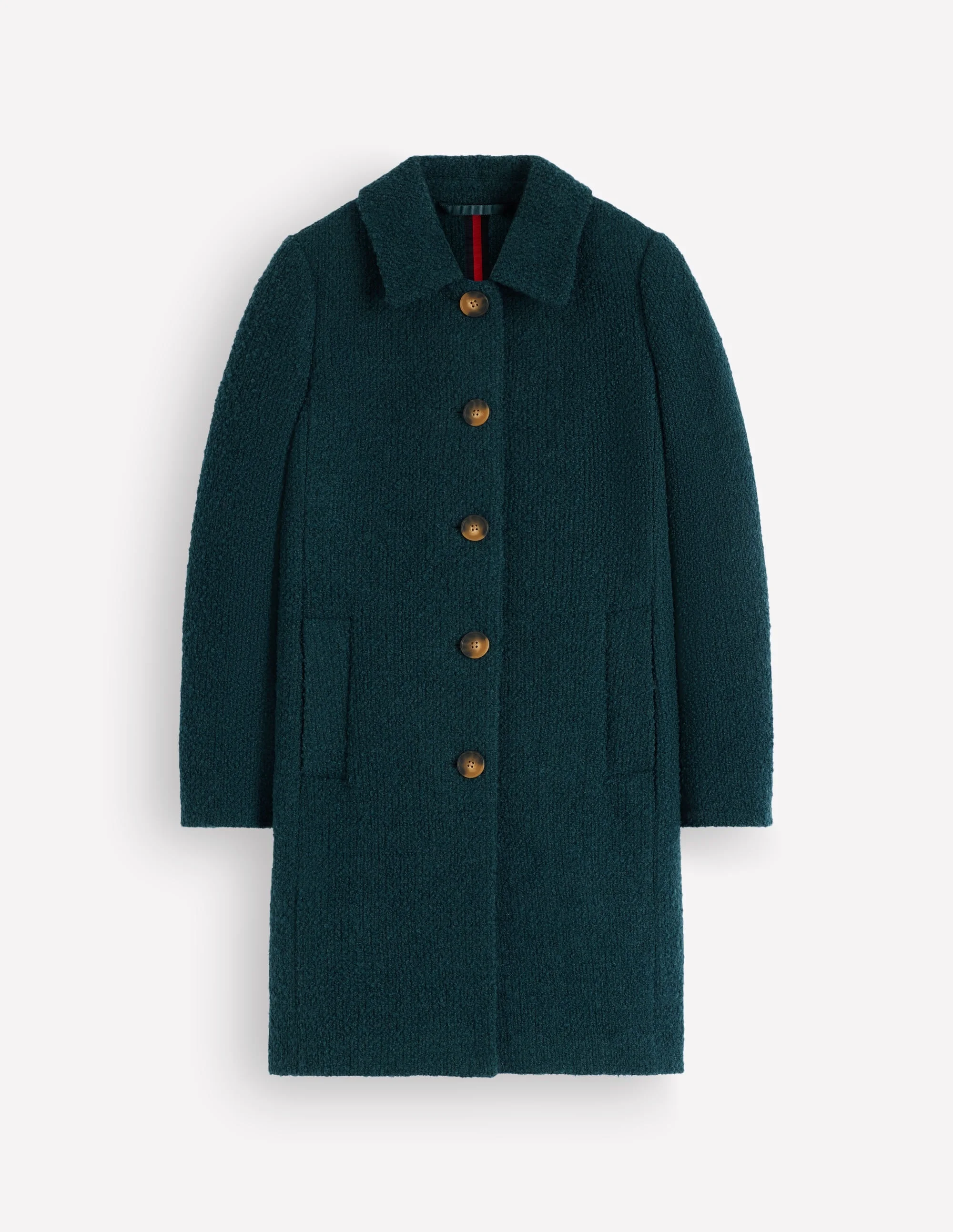 Aylesford Wool Coat-Teal Ocean - 1