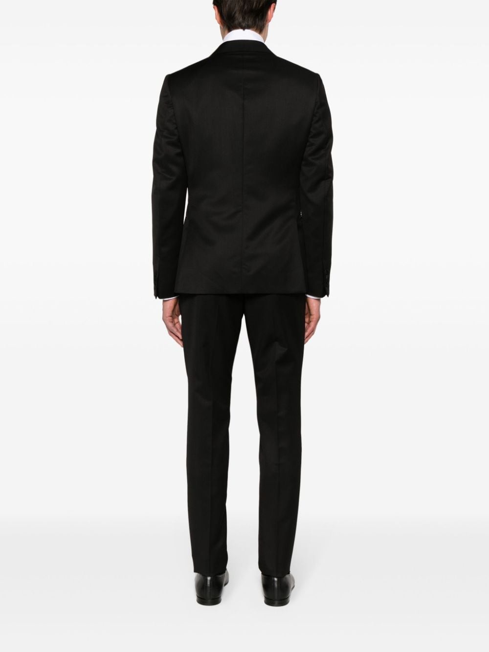 peak-lapels single-breasted suit - 4