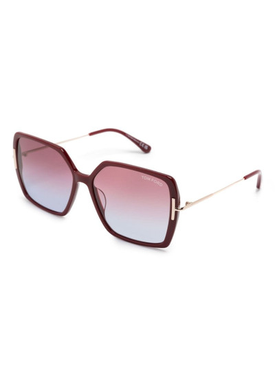 TOM FORD square-frame gradient sunglasses outlook
