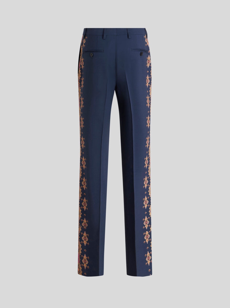 TAILORED TROUSERS WITH PRINTED TAPES - 6